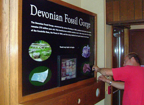 devonian fossil gorge